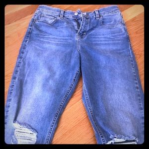 Blue topshop motto jeans